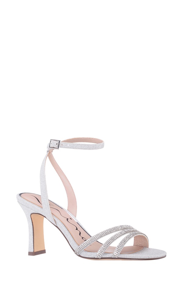 ニナ レディース シューズ ヒール サンダル アンクル Ninalfredankle Strap Sandal Silver シルバー