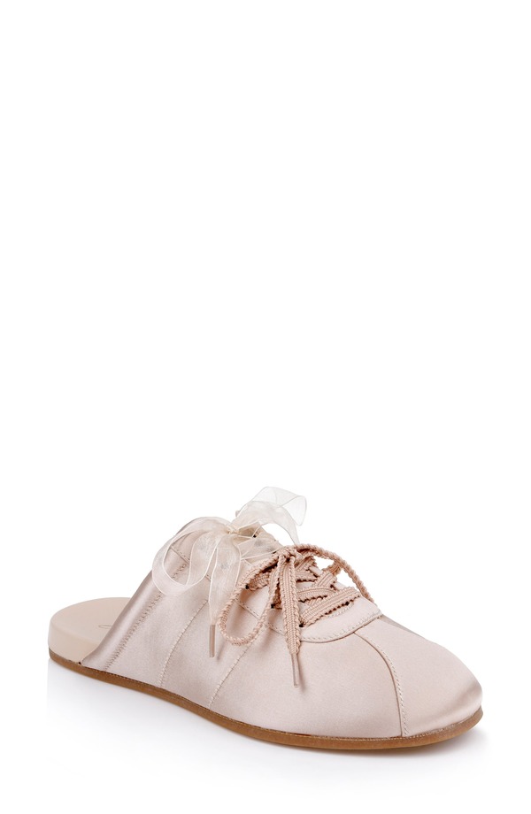 ジュウェルダグレイミシュカ レディース シューズ パンプス Jewel Badgley Mischka Priscila Mule Nude Satin