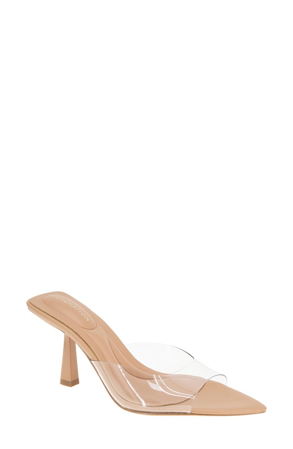 BCB 世代 レディース シューズ 踵 スポーツシャツ サンダル BCBGeneration Ipolo Pointed Toe Sandal Clear/ Tan タン