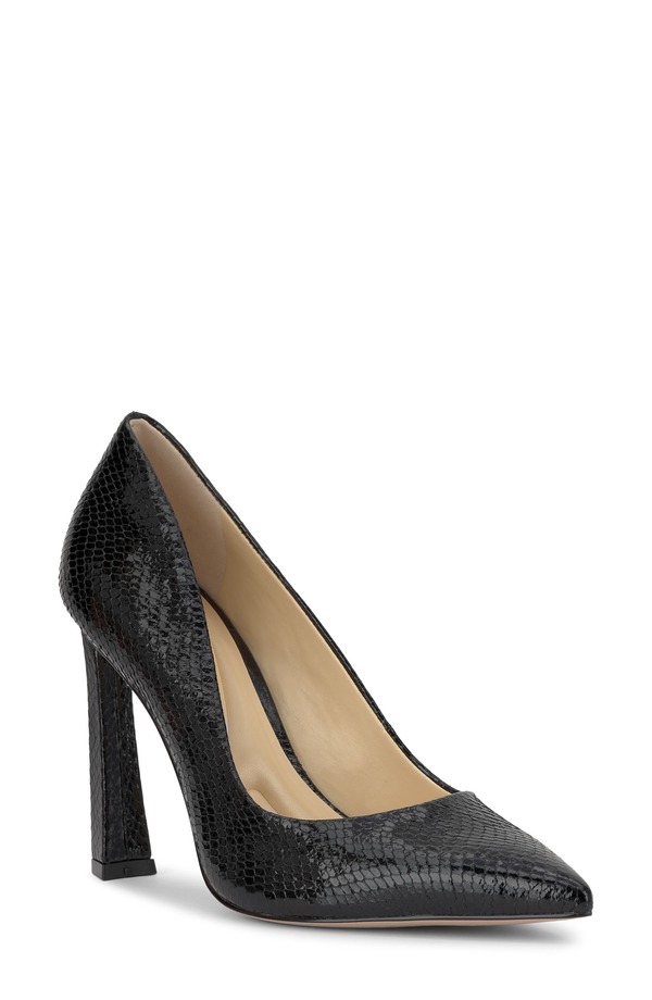 ジェシカシンプソン レディース シューズ 踵 Jessica Simpson Omissia Pointed Toe Pump Black 黒いこと