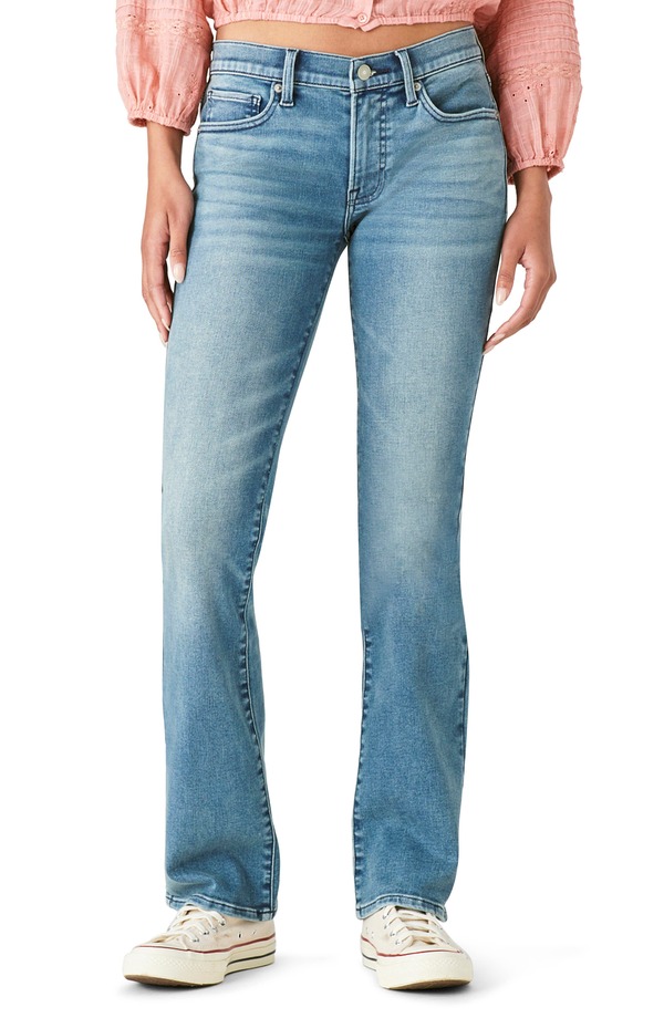 ラッキーブランド レディース シューズ ブーツ・レインブーツカット ジーンズ Lucky Brand Sweet Bootcut Jeans Glass Mount