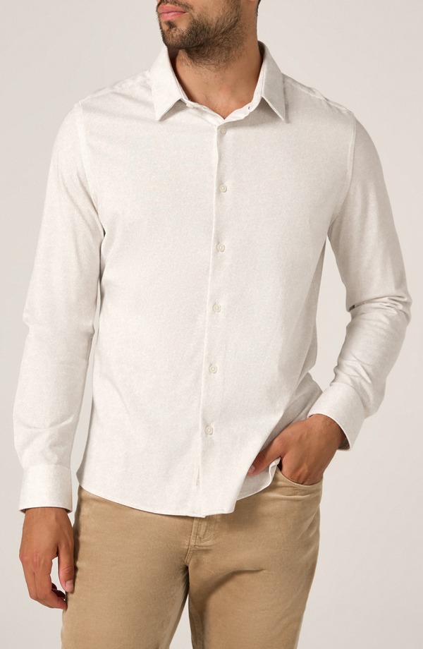 セブンダイヤモンド メンズ トップス シャツ 7 Diamonds Monty Performance Button-Up Shirt Natural|ReVida 店
