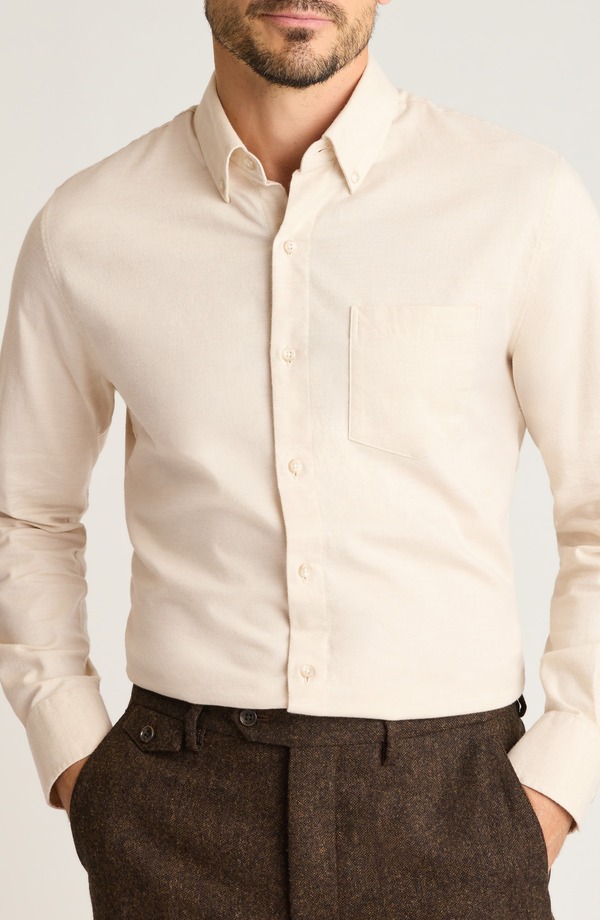 ボノボス メンズ トップス シャツ ダウン Bonobos Lightweight Flannel Button-Down Shirt Solid Twill Flannel C2