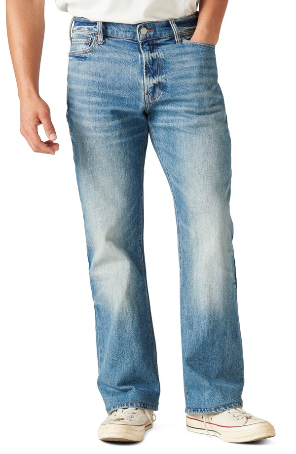 ラッキーブランド メンズ ボトムス ジーンズズボン下 ブーツとり捨てる ブーツ デニム Lucky Brand Easy Rider Bootcut Jeans Klamath