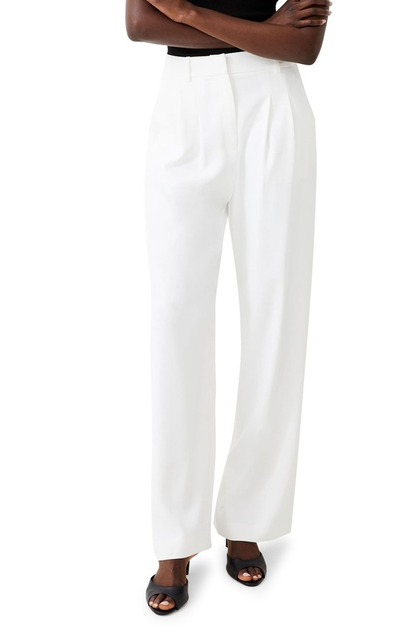 フレンチコネクション レディース ボトムス レギンス ワイドレッグ パンツ French Connection Harrie Wide Leg Suiting Pantsummer White ホワイト 21,868円