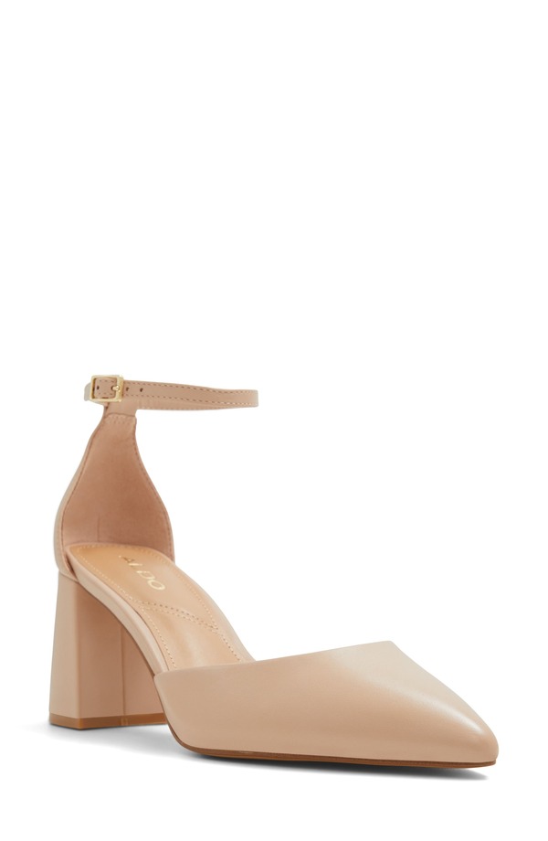 アルド レディース シューズ 踵 アンクル ALDO Jankle Strapointed Toe Pump Beige ベージュ