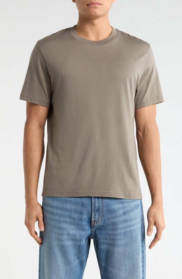 フレーム メンズ トップス Tシャツ コットン FRAME Short Sleeve Light Cotton Tee Smoky Green グリーン 21,560円