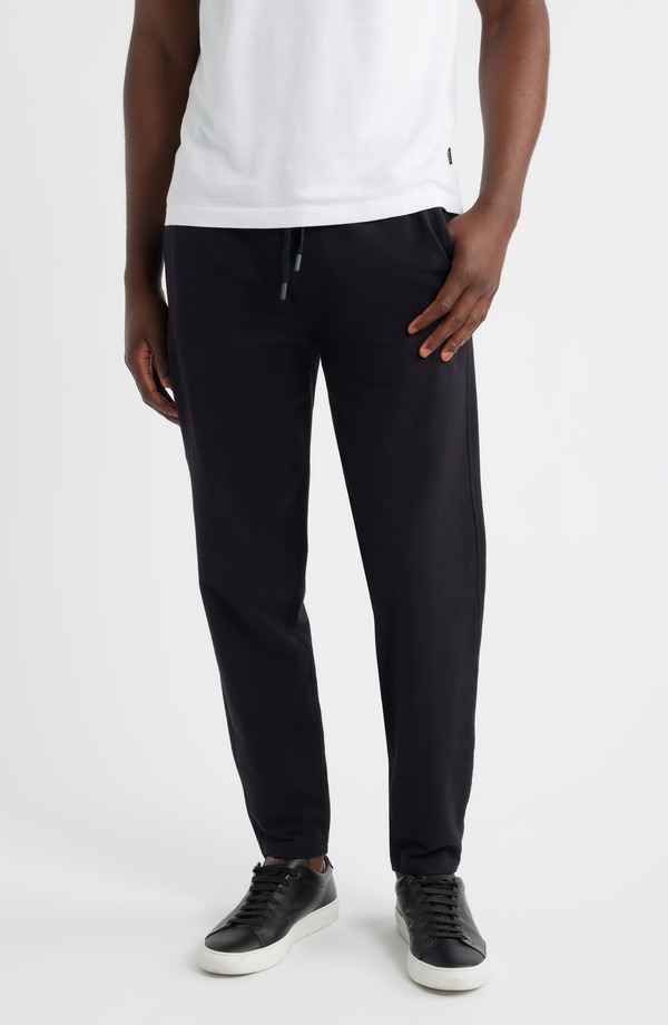 マック ウェルダン メンズ ボトムス 心地好いズボン下 パイル スウェットパンツ 綿織物 Mack Weldon Ace Stretch Cotton French Terry Sweatpants True Black 黒いこと