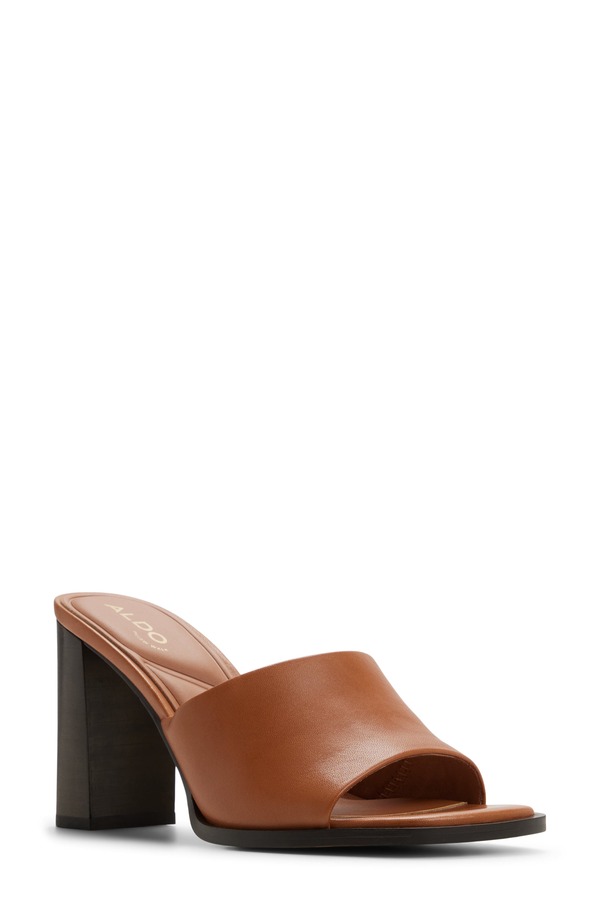 アルド レディース シューズ 踵 サンダル ALDO Sophia Slide Sandalight Brown 赤銅色