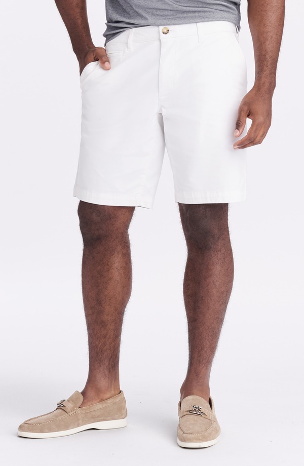 ロバートグラハム メンズ ボトムス ハーフパンツ・ショーツ ショートパンツ コットン Robert Graham Brightside Flat Front Stretch Cotton Chino Shorts Bright White ホワイト