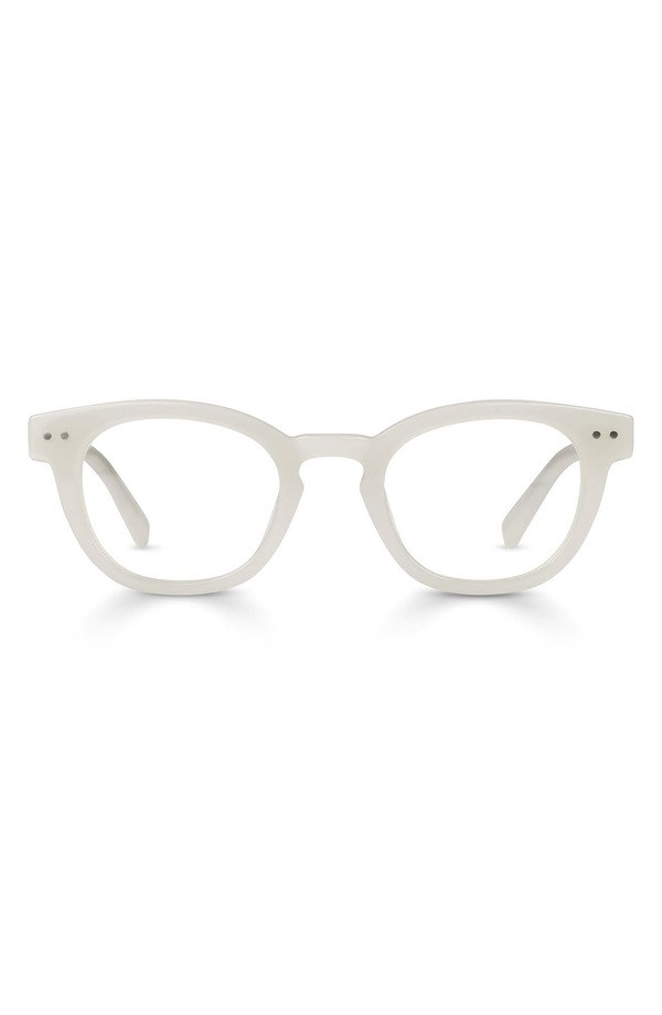 アイブブス レディース アクセサリー サングラス・アイウェア eyebobs Waylaid 45mm Round Readinglasses Milky White ホワイト