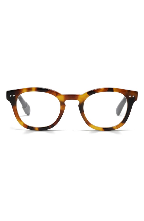 アイブブス レディース アクセサリー サングラス・アイウェア eyebobs Waylaid 45mm Round Readinglasses Pecan Tortoise Stripe ストライプ