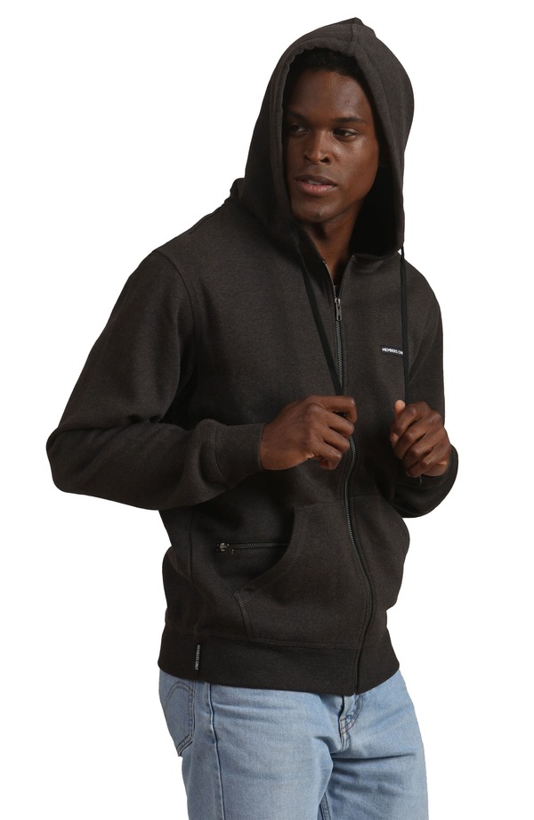 メンバーズオンリー メンズ アウター パーカー・スウェット Members Only Brooklyn Zip-Up Hoodie Charcoal チャコール｜ReVida 店 23,850円