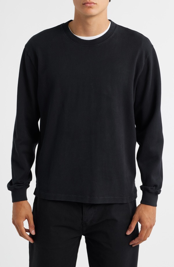 アレックスクレーン メンズ アウター パーカー・スウェット シャツ コットン ALEX CRANE Caza Rib Organicotton Sweatshirt Night