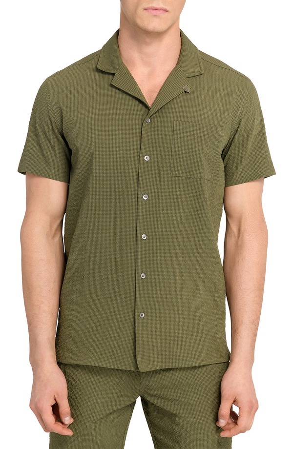 ダブリューアールケー メンズ トップス シャツ W.R.K Crinkle Camp Shirt Green グリーン 22,176円