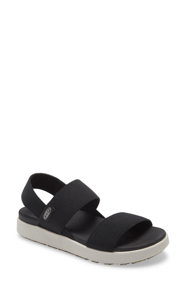 キーン レディース シューズ 踵 サンダル KEEN Elle Webbing Strap Sandal Black 黒いこと