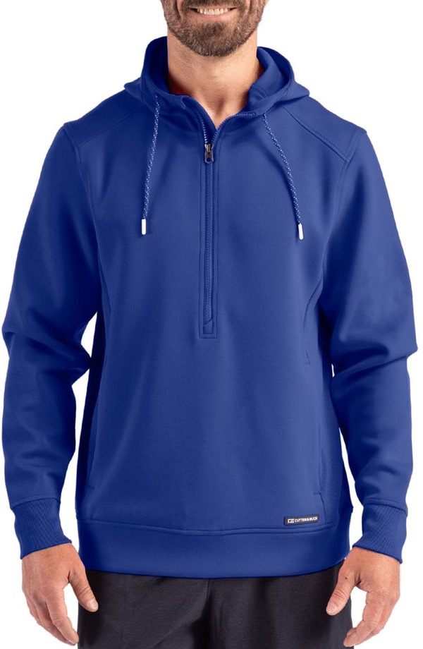 カッターアンドバック メンズ アウター パーカー・スウェット Cutter & Buck Roam Pullover Hoodie Tour Blue ブルー|ReVida 店