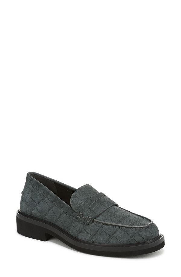 バイオニック レディース シューズ スリッポン・ローファー Vionicaitlin Penny Loafer Scarab Croc Embossed
