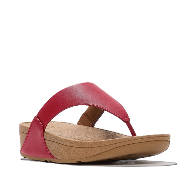 フィットフロップ レディース シューズ サンダル レザー FitFlop Lulu Leather Toe Post Sandals Burnt Berry