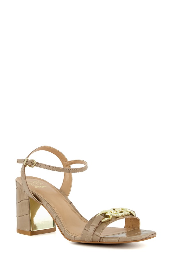デューンロンドン レディース シューズ 踵 サンダル アンクル Dune London Manual Ankle Strap Sandal Taupe トープ