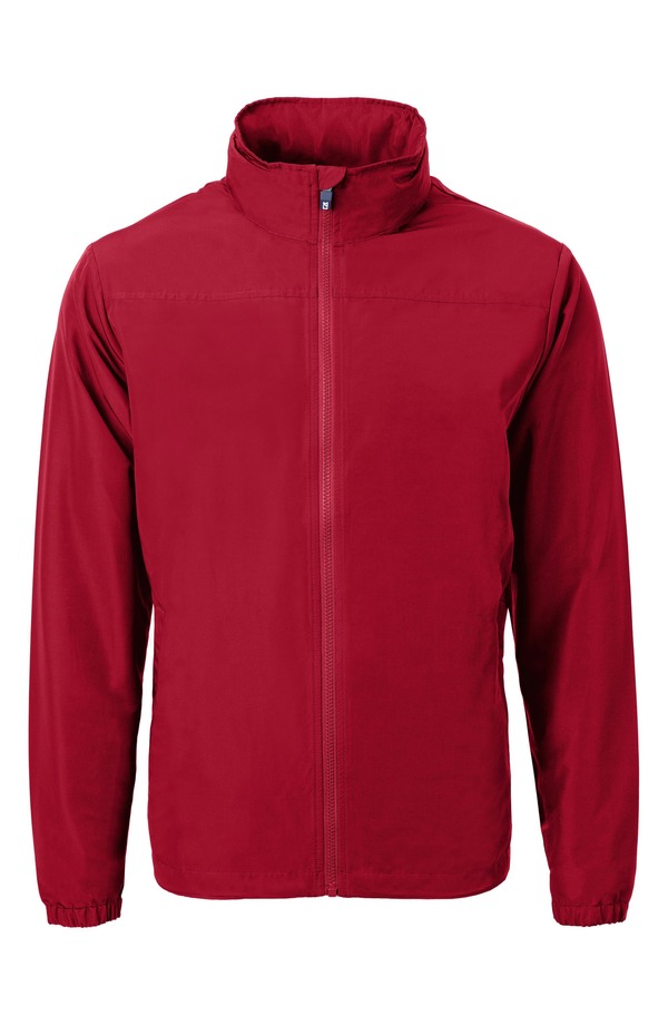 カッターアンドバック メンズ アウター パーカー・スウェット ジャケット Cutter & Buck Charter Full Zip Jacket Cardinal Red レッド｜ReVida 店