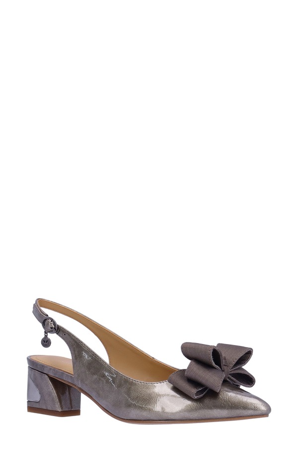 ジェイレニー レディース シューズ ヒール J. Rene Kimma Slingback Pointed Toe Pump Dark Taupe トープ