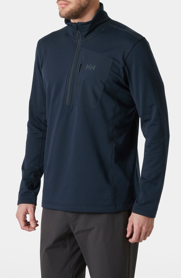 ヘリーハンセン メンズ アウター パーカー・スウェット ハーフジップ フリース Helly Hansen Versatile Half Zip Midlayer Fleece Pullover Navy ネイビー｜ReVida 店