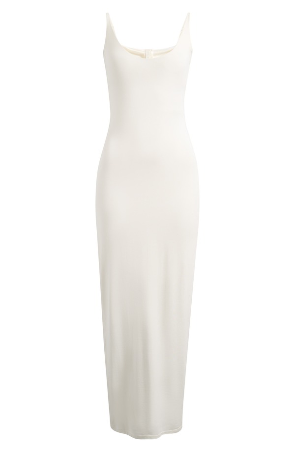 スキムズ レディース トップス ワンピース マキシ SKIMSmooth Lounge Skimpy Scoop Neck Maxi Dress Egret