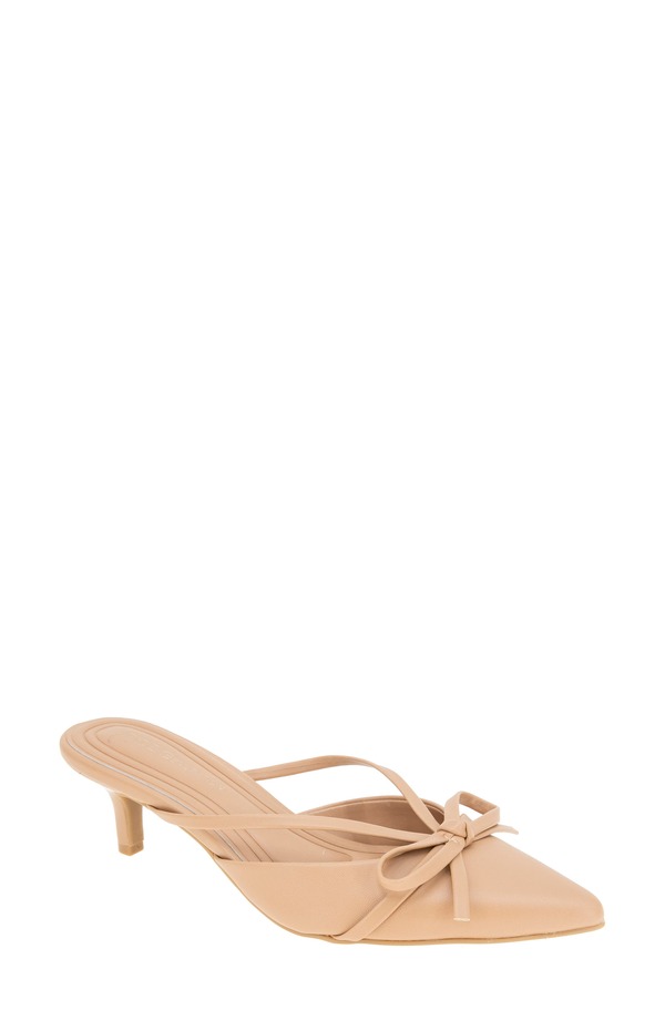 BCB 世代 レディース シューズ 踵 BCBGeneration Deen Pointed Toe Kitten Heel Mule Tan タン