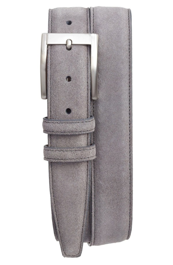 トリノ メンズ 付属品 胴締め スエードクロス Torino Suede Belt Grey 薄墨色