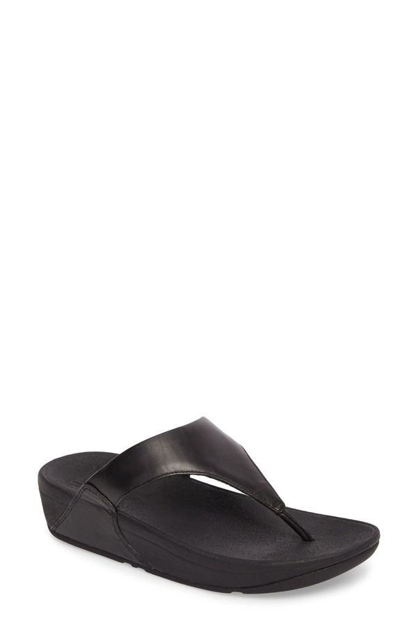 フィットフロップ レディース シューズ ヒール FitFlop Lulu Flip Flop Black ブラック