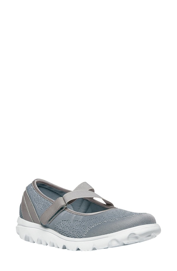 プロプト レディース シューズ スニーカー ProptravelActiv Mary Jane Sneaker Silver Fabric シルバー