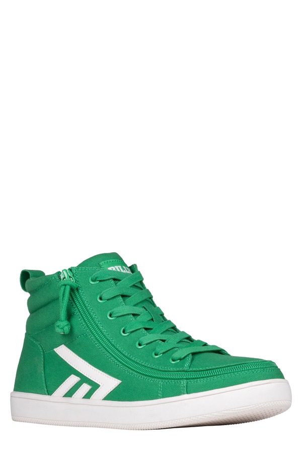 ビリーフットウェア メンズ シューズ スニーカー BILLY Footwear Classic High Top Sneaker Green/ White ホワイト|ReVida 店