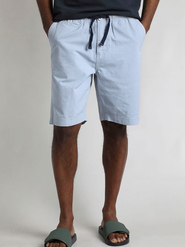 ウィアードフィッシュ メンズ ボトムス ハーフパンツ・ショーツ ショートパンツ Weird Fish Dewey Stripe Shorts Ecru エクリュ