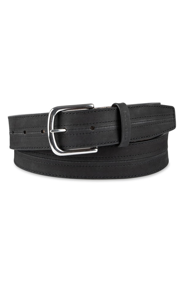 電話を掛けるハーン メンズ 付属品 胴締め Cole Haan Casual Belt Black 黒いこと
