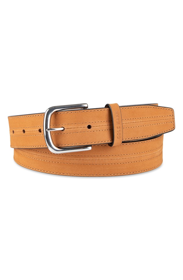 電話を掛けるハーン メンズ 付属品 胴締め Cole Haan Casual Belt Britsh Tan タン