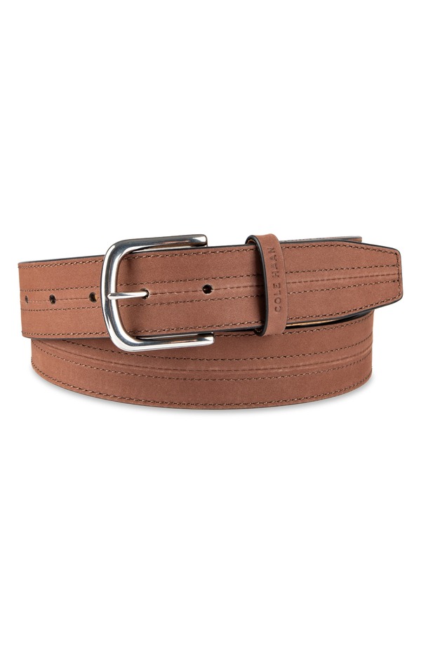 電話を掛けるハーン メンズ 付属品 胴締め Cole Haan Casual Belt Chocolate 黒茶