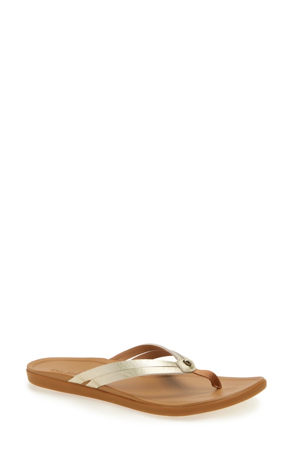 オルカイ レディース シューズ サンダル OluKai Hopio Hui Flip Flop Bubbly / Sahara