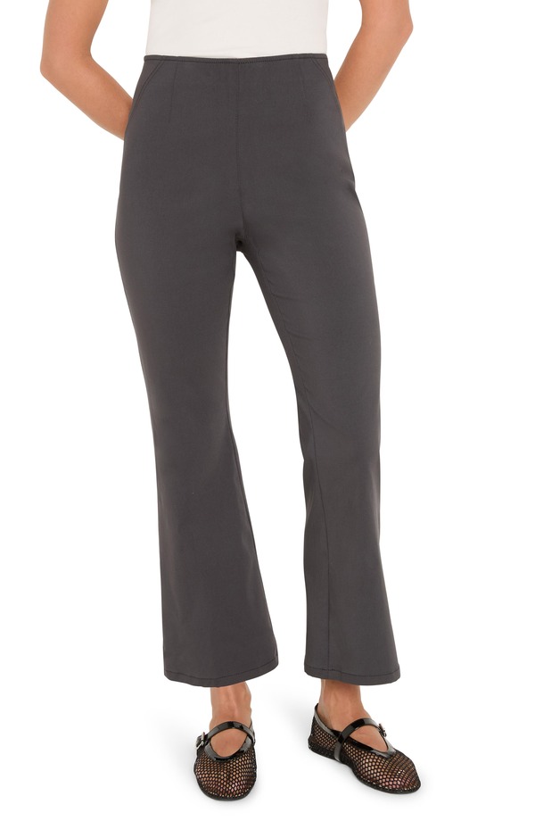 ニックプラスゾーイ レディース ボトムス レギンス ハイウエスト パンツ アンクル NIC+ZOE Berkeley Wonderstretch Pull-On High Waist Slim Ankle Flare Pants Charcoal チャコール 20,286円