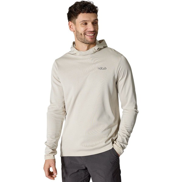 優しいこと メンズ アウター パーカー・スウェット Rab Staden Hoodie - Men\u0027s Pebble