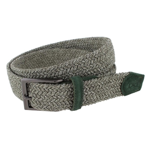 トラファルガー メンズ 付属品 胴締め Trafalgar Madden Marble Weave 35粍 Golf Stetch Belt Khaki カーキ
