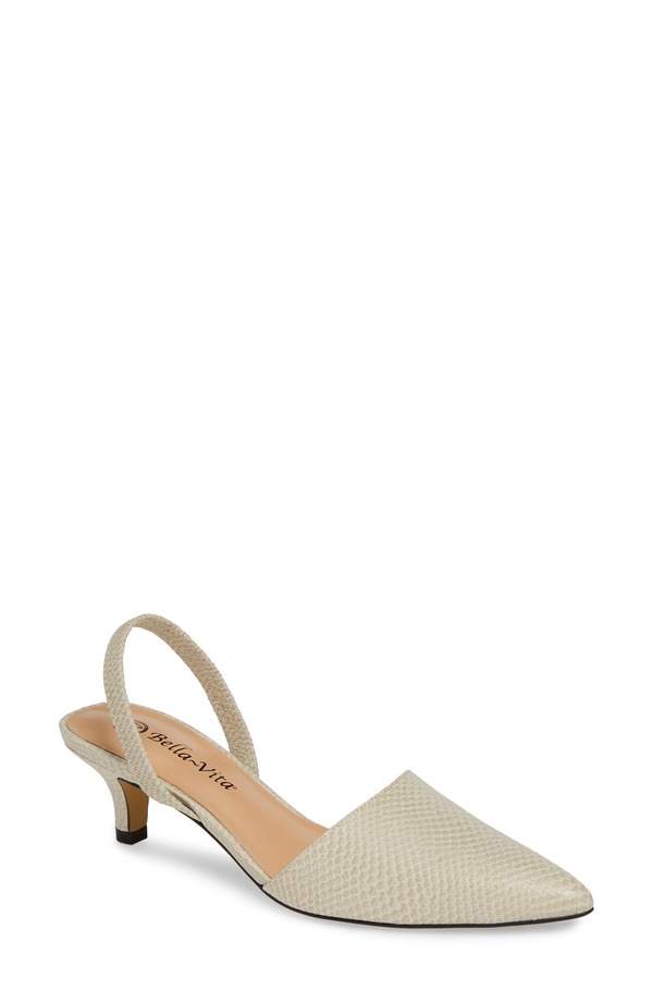 ベラヴィータ レディース シューズ ヒール Bella Vita Sarah II Slingback Pump Natural Snake Print