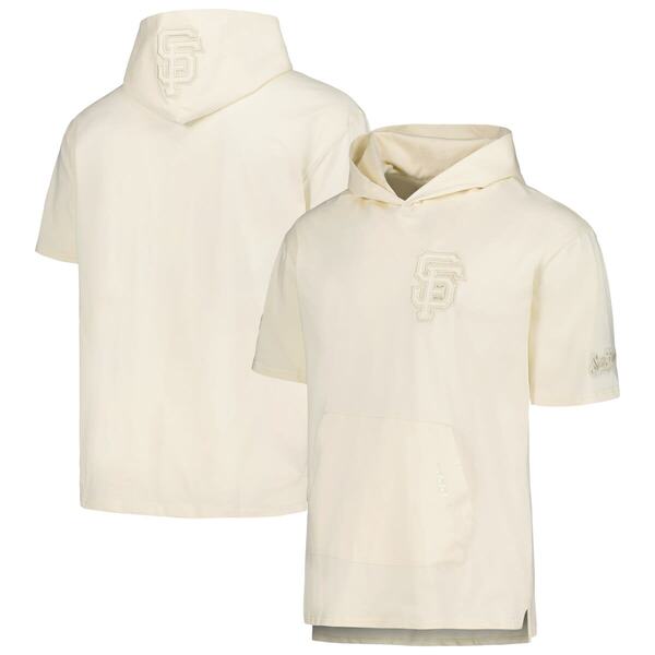労働者階級判定基準 メンズ アウター パーカー・スウェット プルオーバー Men\u0027s Pro Standard Cream San Francisco Giants Neutral Short Sleeve Hoodie T-Shirt Cream 皮膚軟化剤