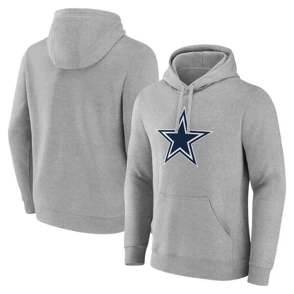 ファナティクス メンズ アウター パーカー・スウェット フリース Men\u0027s Fanatics Heather Gray Dallas Cowboys Deliver Fleece Pullover Hoodie Heather Gray 薄墨色