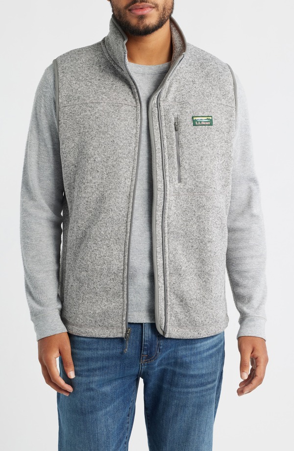 エルエルビーン メンズ アウター ジャケット・ブルゾン ベスト セーター フリース L.L.Bean Sweater Fleece Vest Grey Heather グレー