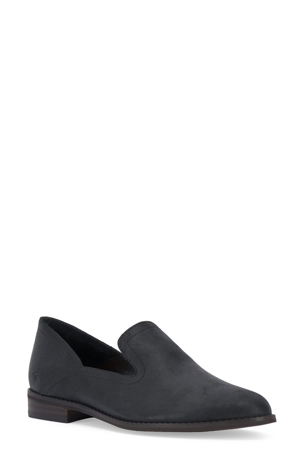 ラッキーブランド レディース シューズ スリッポン・ローファー レザー Lucky Brand Ellanzo Leather Loafer Black ブラック｜ReVida 店 21,520円