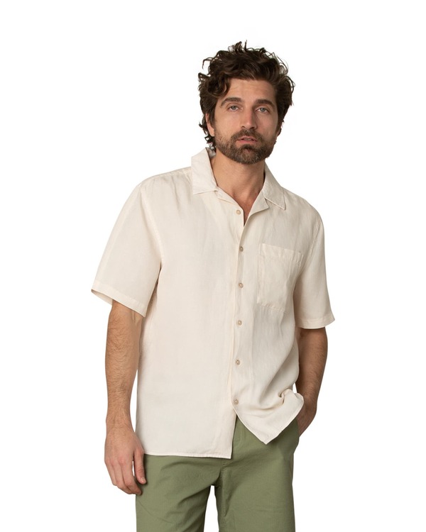 モスマン メンズ トップス シャツ Mosmann Australiavalon Short Sleeve Sand サンド