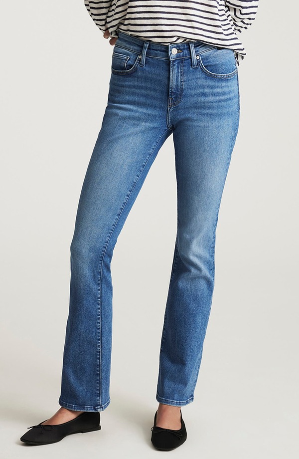 マーヴィ ジーンズ レディース シューズ ブーツ・レインブーツカット Mavi Jeans Molly Mid Rise Bootcut Jeans Mid Brushed Flex Blue ブルー 20,060円