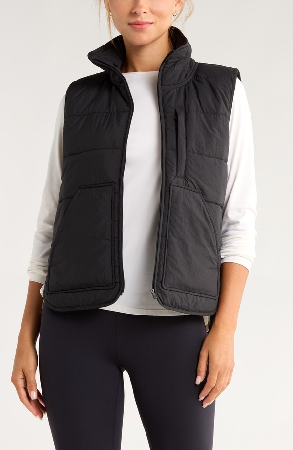 ゼラ レディース アウター ジャケット・ブルゾン キルティング ベスト Zella Packable Quilted Vest Black ブラック 19,965円