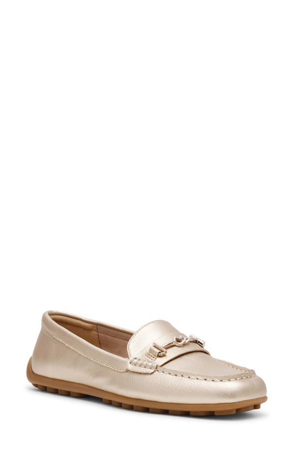 アンクライン レディース シューズ スリッポン・ローファー Anne Klein Hanna Bit Loafer Platinum
